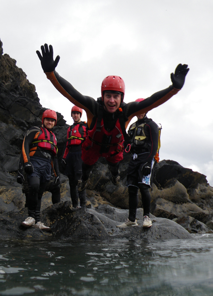 Stag Party Coasteering in Wales